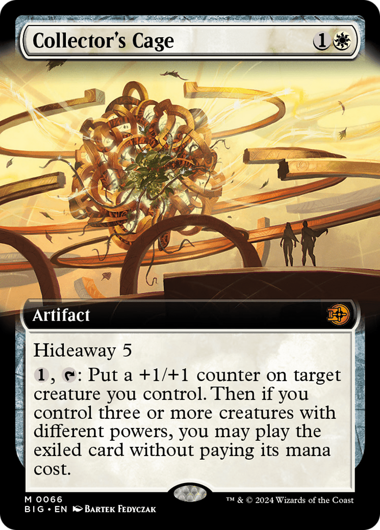 Collector's Cage (Extended Art) [Outlaws of Thunder Junction: The Big Score] | Jomio and Rueliete's Cards and Comics