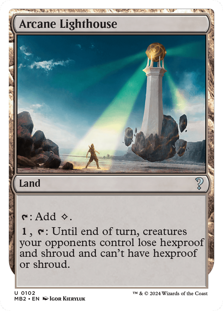 Arcane Lighthouse (White Border) [Mystery Booster 2] | Jomio and Rueliete's Cards and Comics
