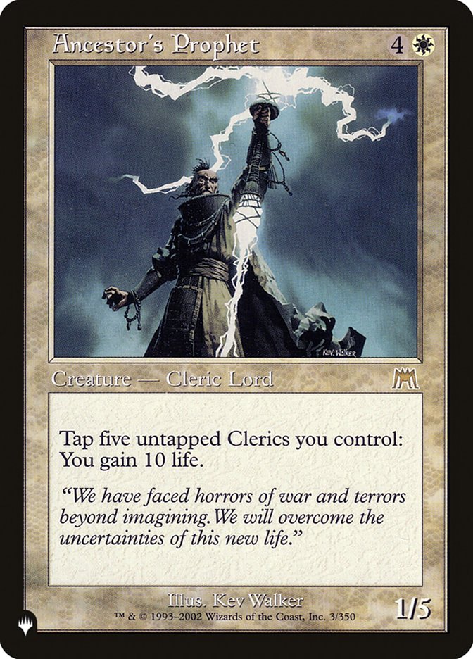 Ancestor's Prophet [The List] | Jomio and Rueliete's Cards and Comics