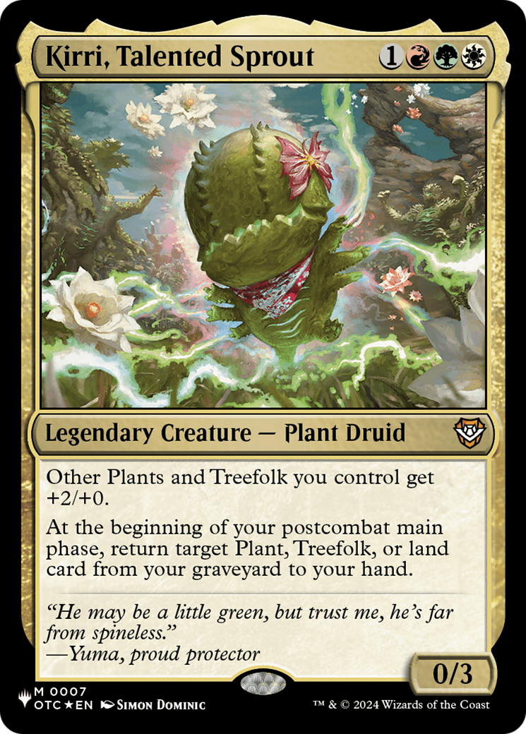 Kirri, Talented Sprout (OTC) [The List] | Jomio and Rueliete's Cards and Comics