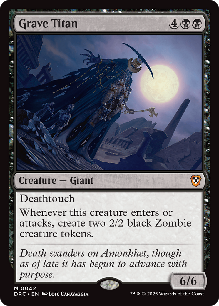 Grave Titan [Aetherdrift Commander] | Jomio and Rueliete's Cards and Comics