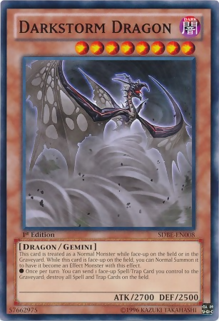 Darkstorm Dragon [SDBE-EN008] Common | Jomio and Rueliete's Cards and Comics