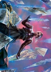 Behold the Multiverse Art Card (Gold-Stamped Signature) [Kaldheim Art Series] | Jomio and Rueliete's Cards and Comics