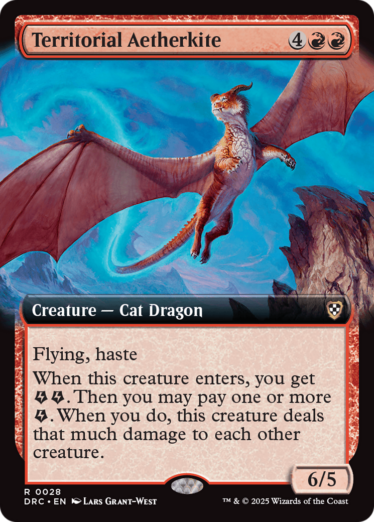 Territorial Aetherkite (Extended Art) [Aetherdrift Commander] | Jomio and Rueliete's Cards and Comics