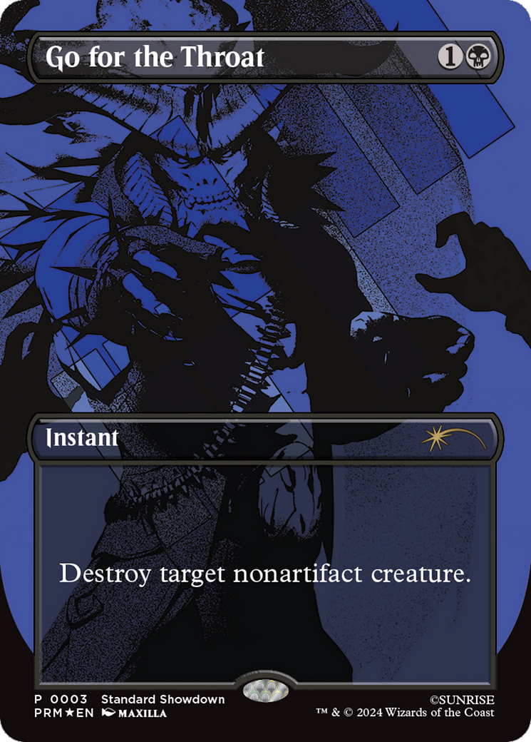 Go for the Throat [Standard Showdown Promos] | Jomio and Rueliete's Cards and Comics