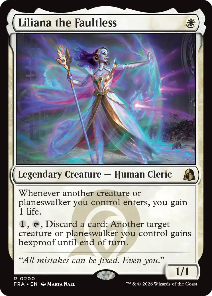 Liliana the Faultless [Reality Fracture] | Jomio and Rueliete's Cards and Comics