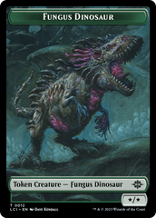 Fungus Dinosaur // Vampire Demon Double-Sided Token [The Lost Caverns of Ixalan Tokens] | Jomio and Rueliete's Cards and Comics