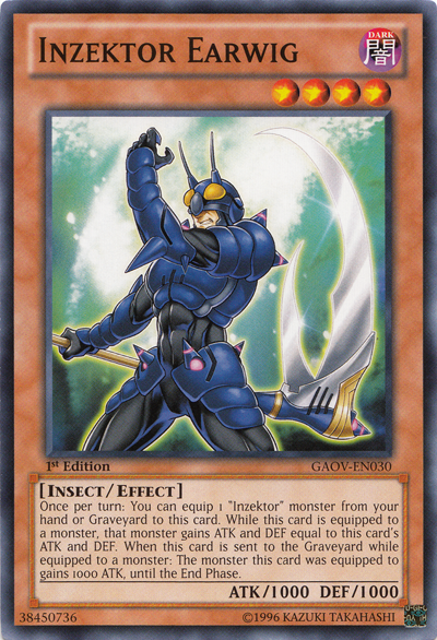 Inzektor Earwig [GAOV-EN030] Common | Jomio and Rueliete's Cards and Comics
