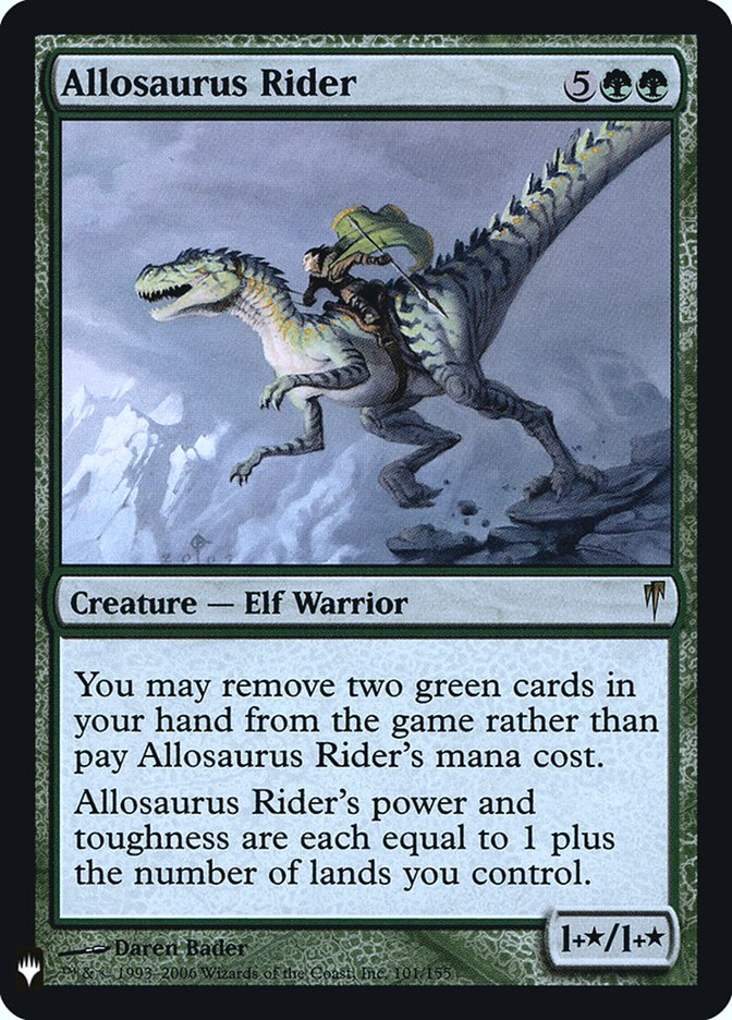 Allosaurus Rider [Mystery Booster] | Jomio and Rueliete's Cards and Comics