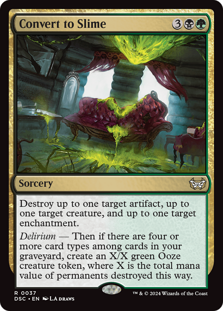 Convert to Slime [Duskmourn: House of Horror Commander] | Jomio and Rueliete's Cards and Comics
