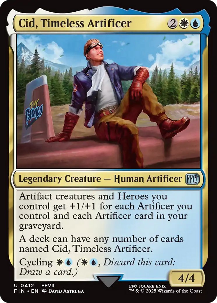 Cid, Timeless Artificer (0412) [FINAL FANTASY] | Jomio and Rueliete's Cards and Comics