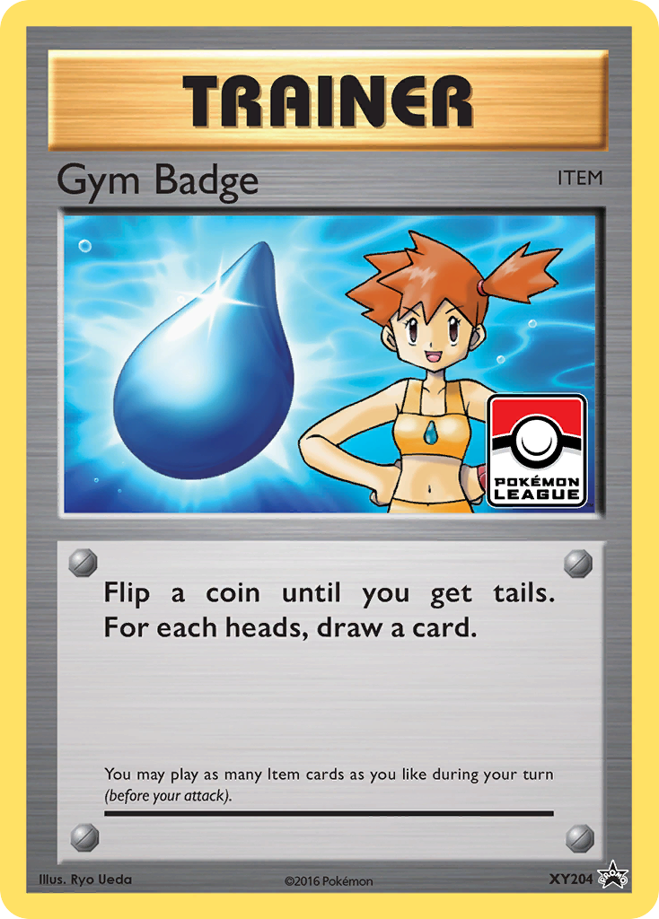 Gym Badge (XY204) (Misty) [XY: Black Star Promos] | Jomio and Rueliete's Cards and Comics