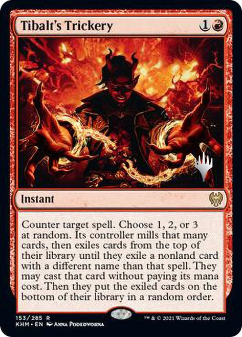 Tibalt's Trickery (Promo Pack) [Kaldheim Promos] | Jomio and Rueliete's Cards and Comics