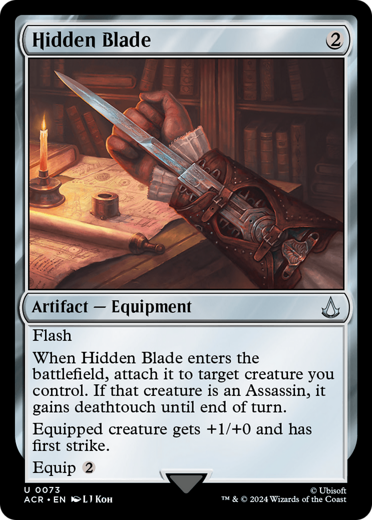 Hidden Blade [Assassin's Creed] | Jomio and Rueliete's Cards and Comics