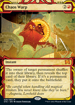 Chaos Warp (Foil Etched) [Strixhaven: Mystical Archive] | Jomio and Rueliete's Cards and Comics