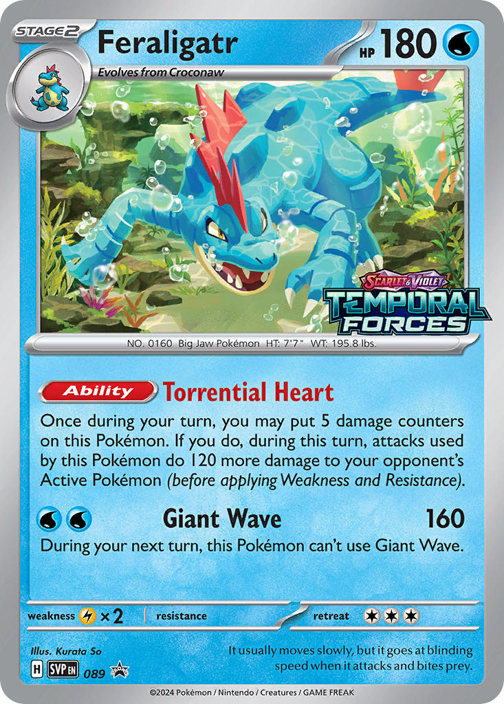Feraligatr (089) [Scarlet & Violet: Black Star Promos] | Jomio and Rueliete's Cards and Comics