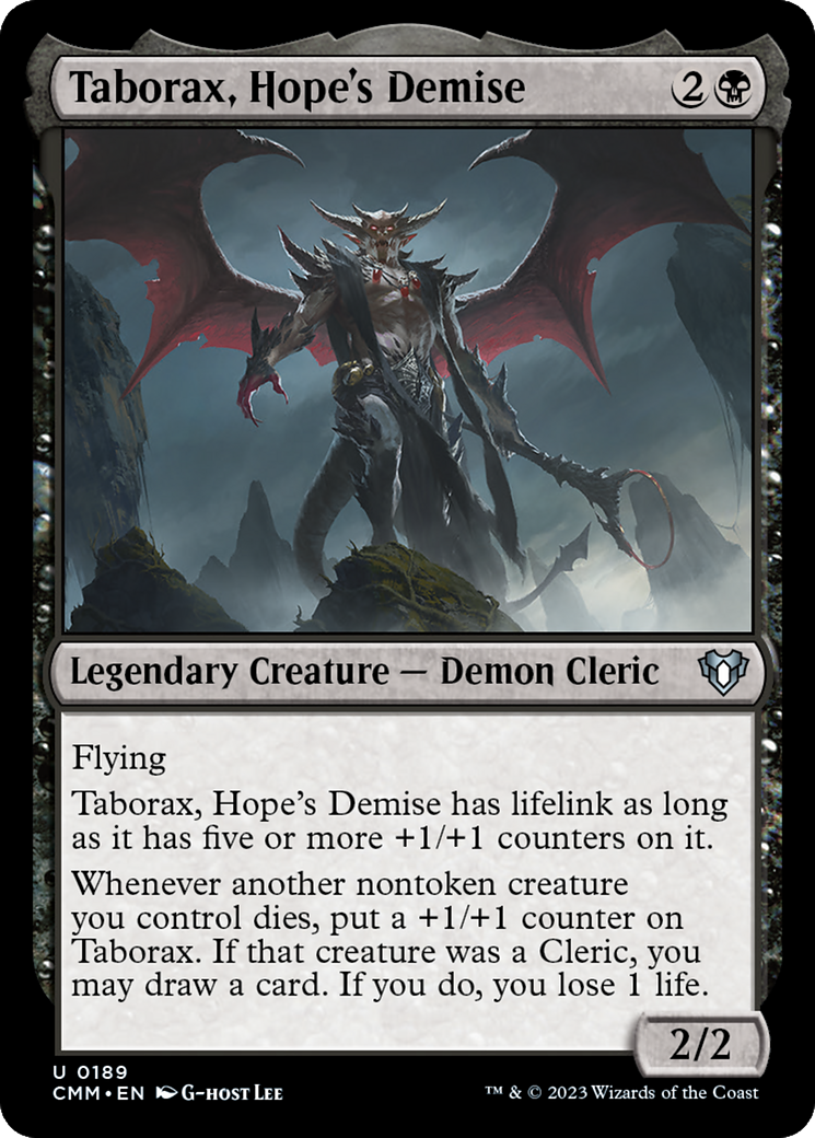 Taborax, Hope's Demise [Commander Masters] | Jomio and Rueliete's Cards and Comics