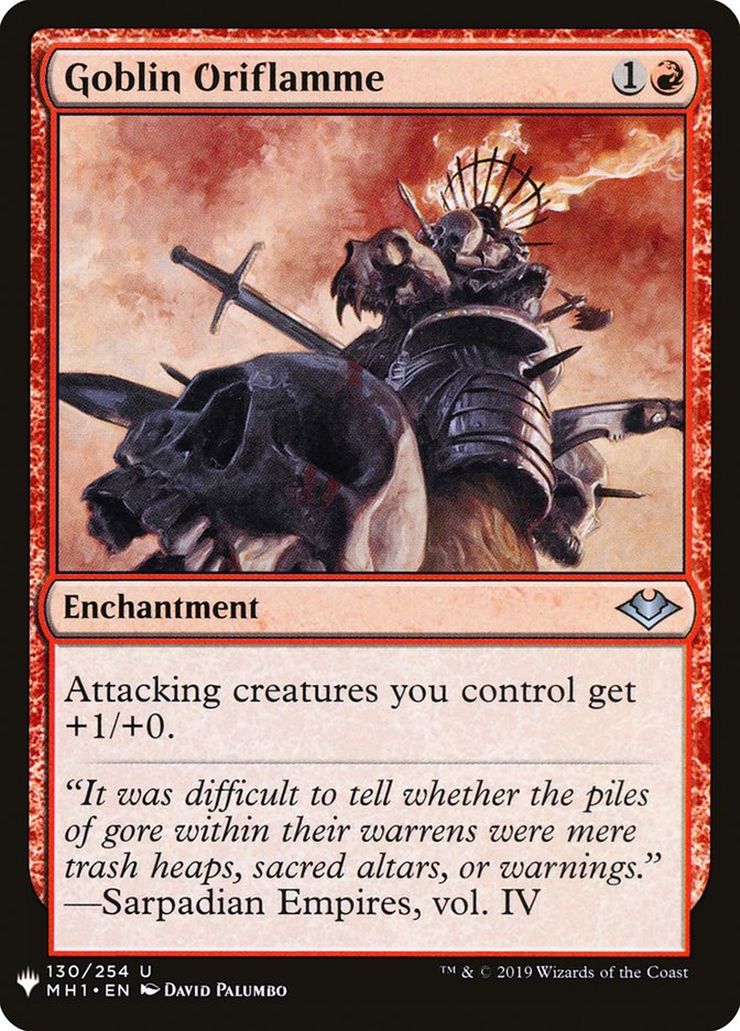 Goblin Oriflamme [Mystery Booster] | Jomio and Rueliete's Cards and Comics