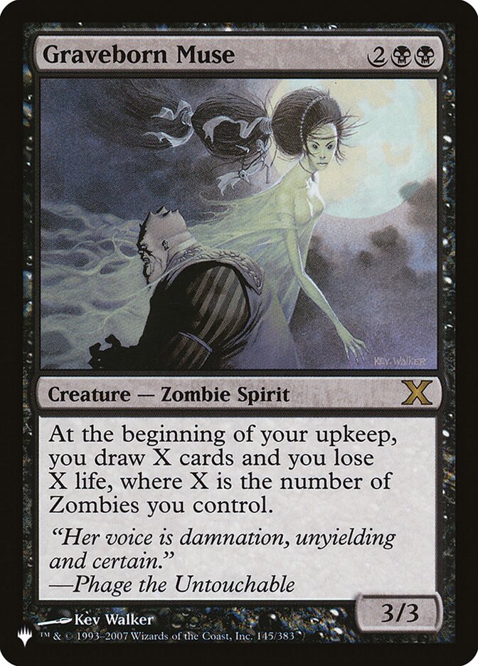 Graveborn Muse [The List] | Jomio and Rueliete's Cards and Comics