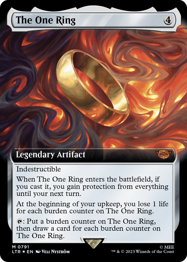 The One Ring (Extended Art) (Surge Foil) [The Lord of the Rings: Tales of Middle-Earth] | Jomio and Rueliete's Cards and Comics