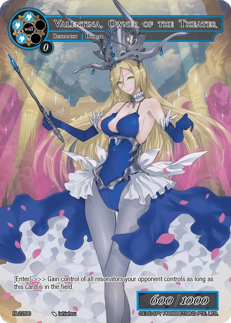 Valentina, Owner of the Theater (RL2206) [Promo Cards] | Jomio and Rueliete's Cards and Comics