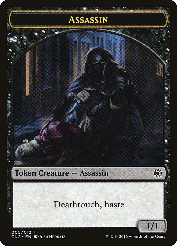 Assassin Token [Conspiracy: Take the Crown Tokens] | Jomio and Rueliete's Cards and Comics