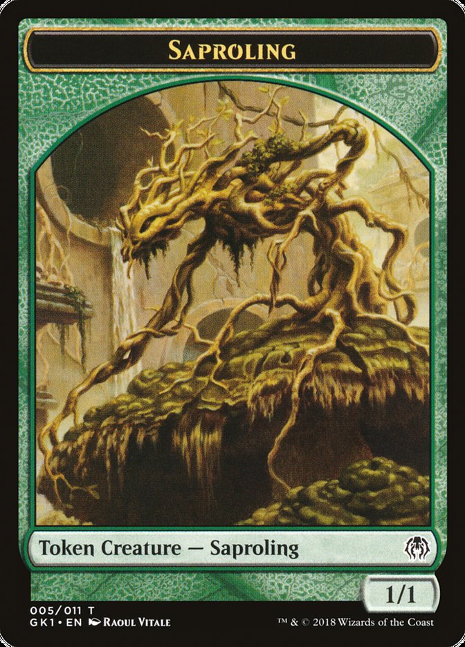 Saproling // Insect Double-Sided Token [Guilds of Ravnica Guild Kit Tokens] | Jomio and Rueliete's Cards and Comics