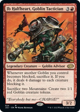 Ib Halfheart, Goblin Tactician [Jumpstart 2022] | Jomio and Rueliete's Cards and Comics