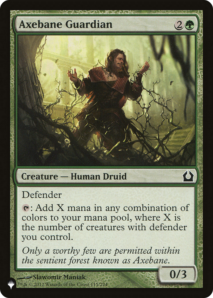 Axebane Guardian [The List] | Jomio and Rueliete's Cards and Comics