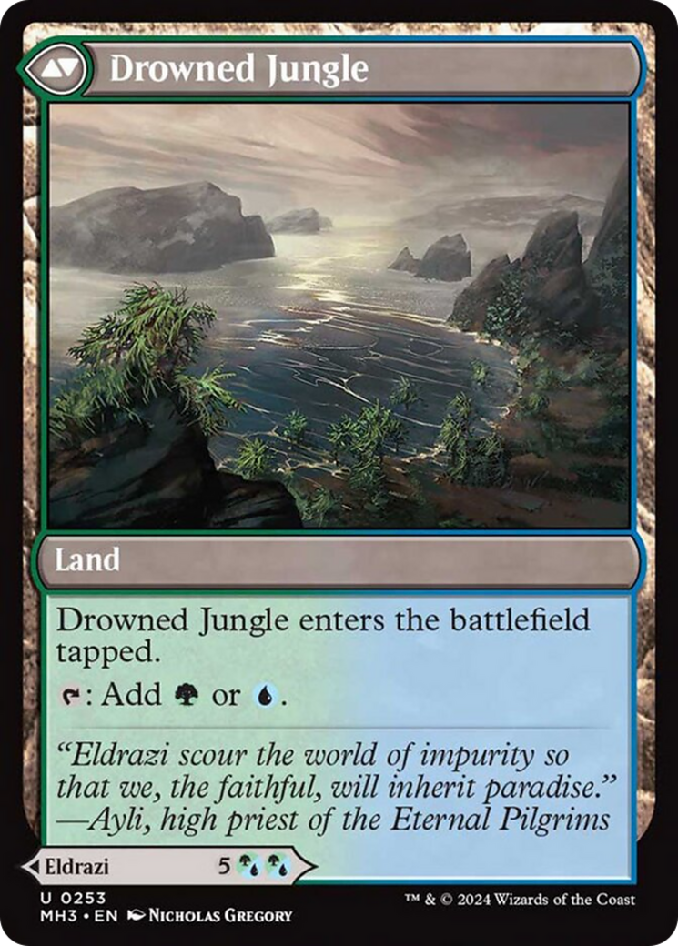Drowner of Truth // Drowned Jungle [Modern Horizons 3] | Jomio and Rueliete's Cards and Comics