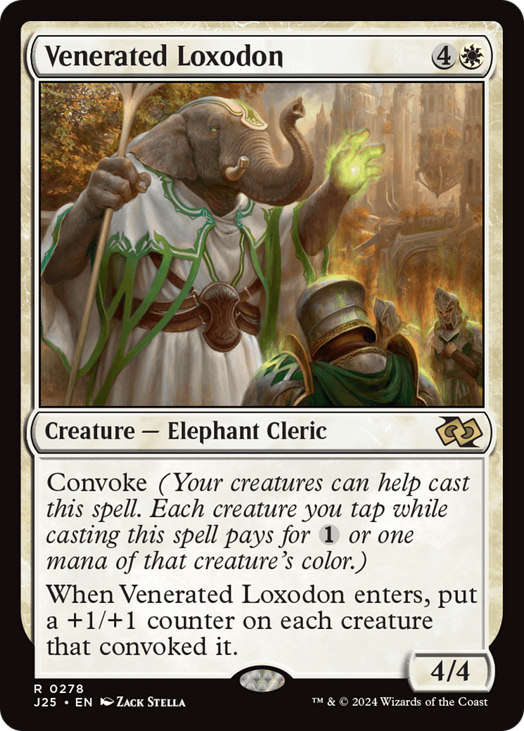 Venerated Loxodon [Foundations Jumpstart] | Jomio and Rueliete's Cards and Comics