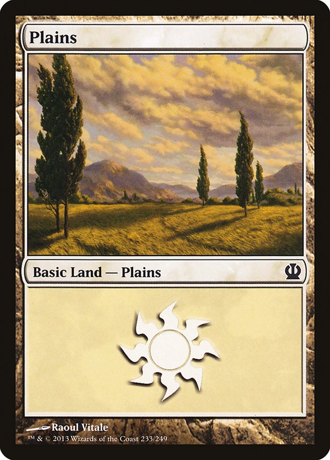 Plains (233) [Theros] | Jomio and Rueliete's Cards and Comics