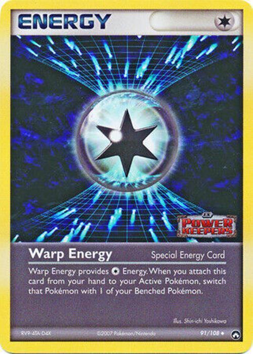 Warp Energy (91/108) (Stamped) [EX: Power Keepers] | Jomio and Rueliete's Cards and Comics