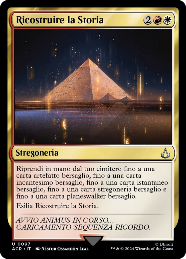 Reconstruct History [Assassin's Creed] | Jomio and Rueliete's Cards and Comics