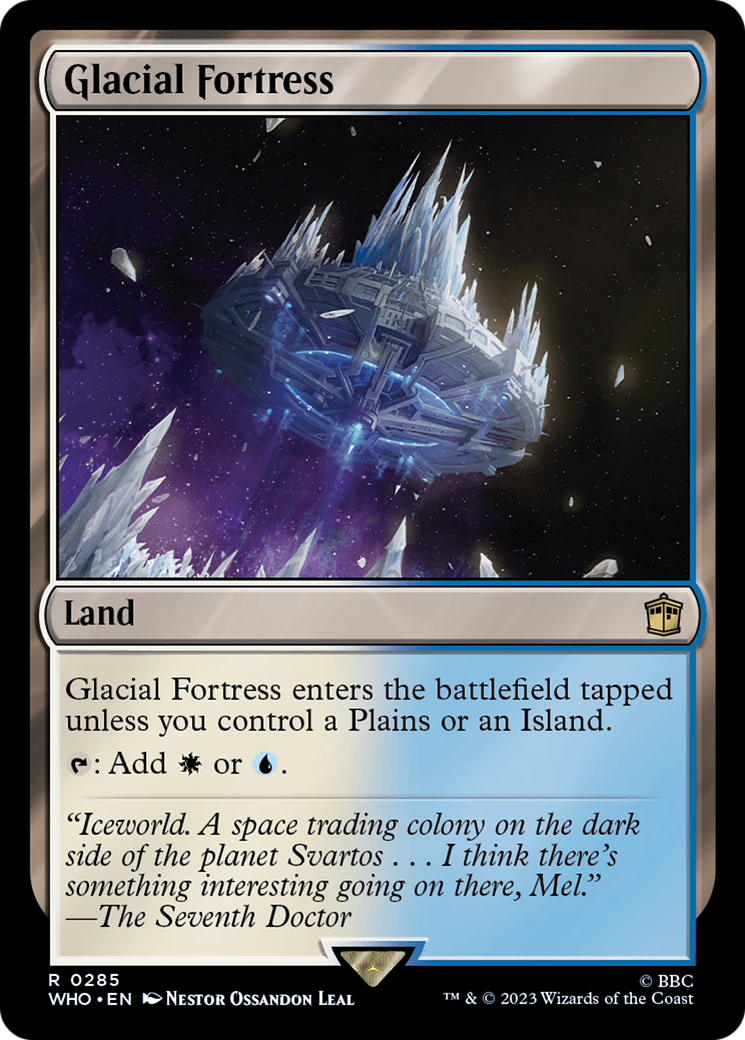 Glacial Fortress [Doctor Who] | Jomio and Rueliete's Cards and Comics
