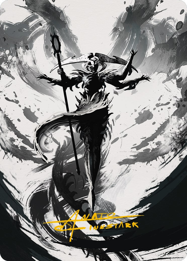Atraxa, Grand Unifier 2 Art Card (Gold-Stamped Signature) [Phyrexia: All Will Be One Art Series] | Jomio and Rueliete's Cards and Comics
