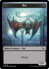 Detective // Bat Double-Sided Token [Murders at Karlov Manor Tokens] | Jomio and Rueliete's Cards and Comics