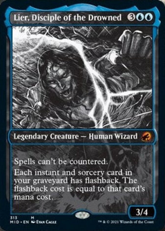 Lier, Disciple of the Drowned (Showcase Eternal Night) [Innistrad: Midnight Hunt] | Jomio and Rueliete's Cards and Comics
