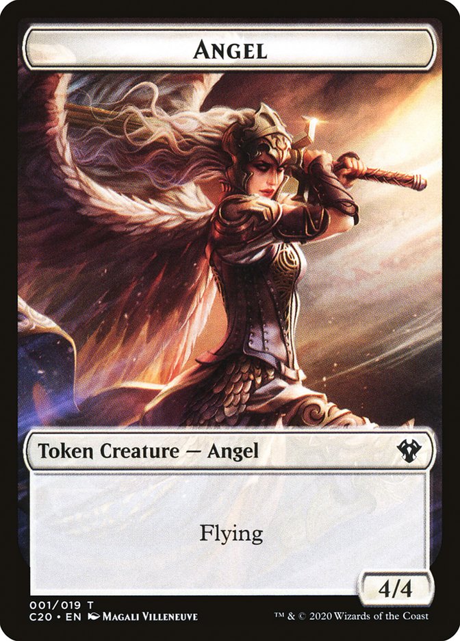Angel Token [Commander 2020 Tokens] | Jomio and Rueliete's Cards and Comics