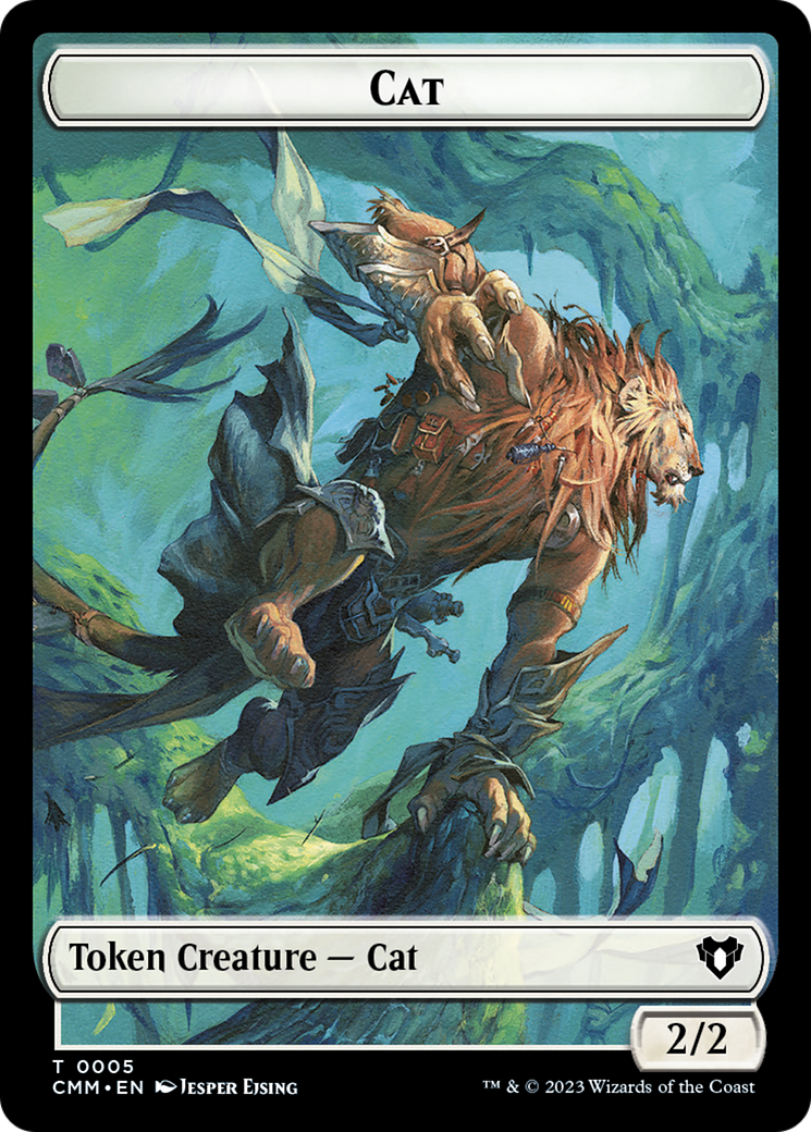 Cat Token (05) [Commander Masters Tokens] | Jomio and Rueliete's Cards and Comics