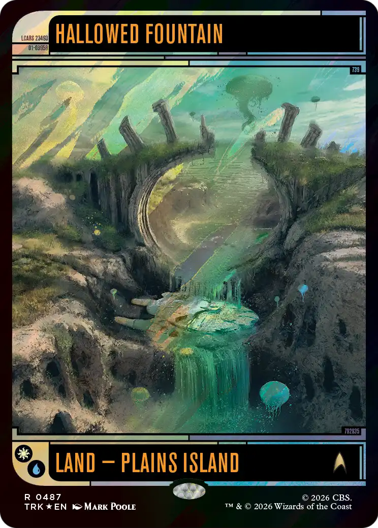 Hallowed Fountain (Surge Foil) [Star Trek] | Jomio and Rueliete's Cards and Comics