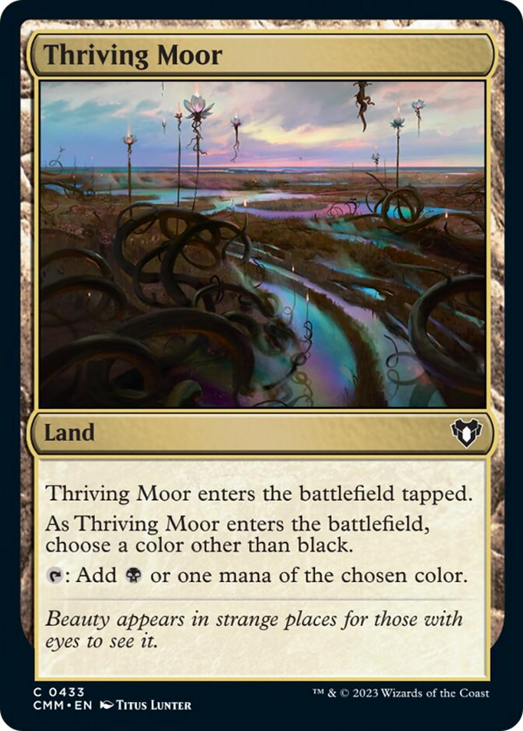Thriving Moor [Commander Masters] | Jomio and Rueliete's Cards and Comics
