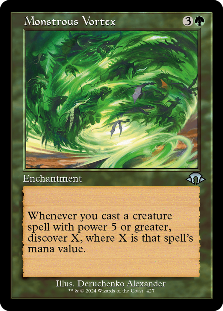 Monstrous Vortex (Retro) [Modern Horizons 3] | Jomio and Rueliete's Cards and Comics