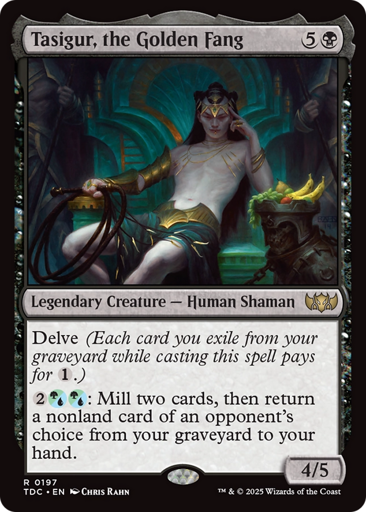 Tasigur, the Golden Fang [Tarkir: Dragonstorm Commander] | Jomio and Rueliete's Cards and Comics