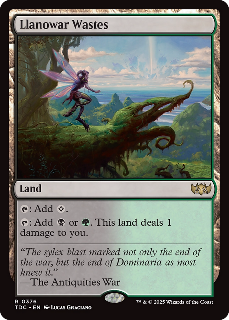 Llanowar Wastes [Tarkir: Dragonstorm Commander] | Jomio and Rueliete's Cards and Comics