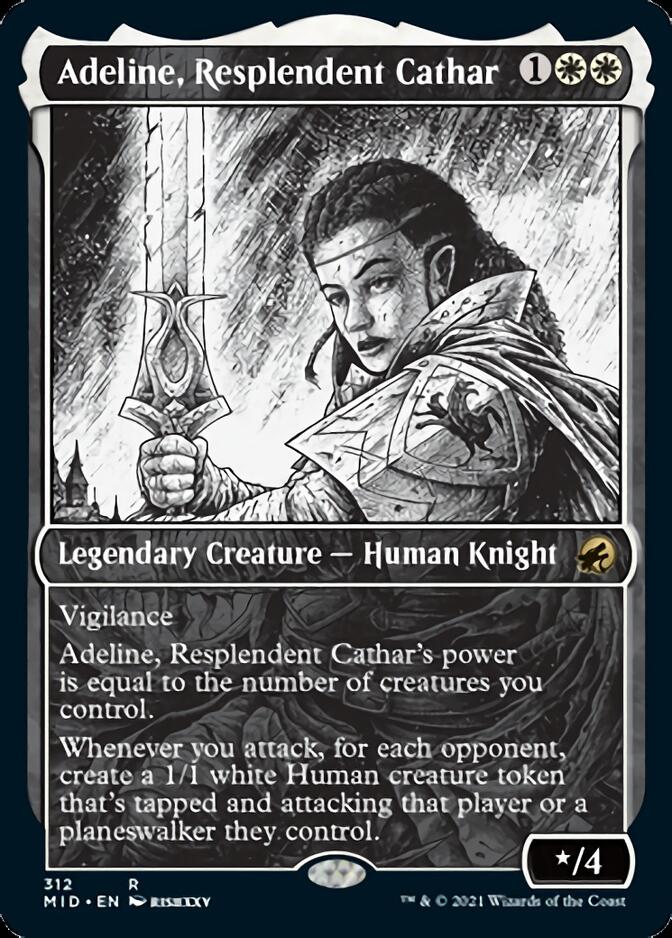 Adeline, Resplendent Cathar (Showcase Eternal Night) [Innistrad: Midnight Hunt] | Jomio and Rueliete's Cards and Comics