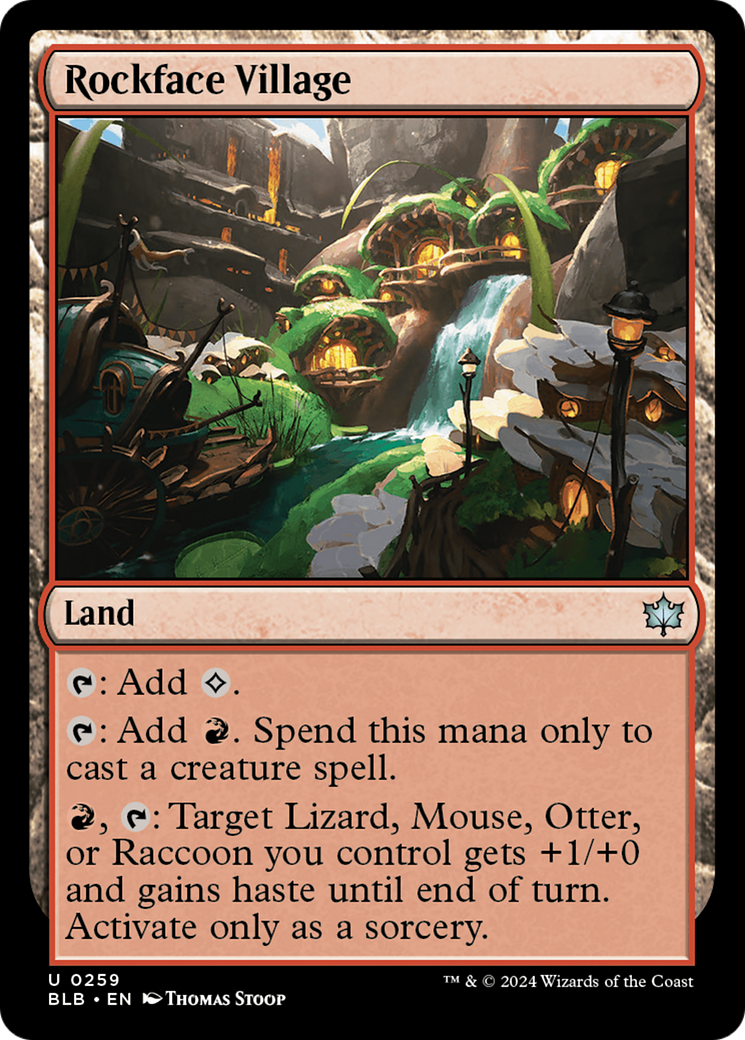 Rockface Village [Bloomburrow] | Jomio and Rueliete's Cards and Comics