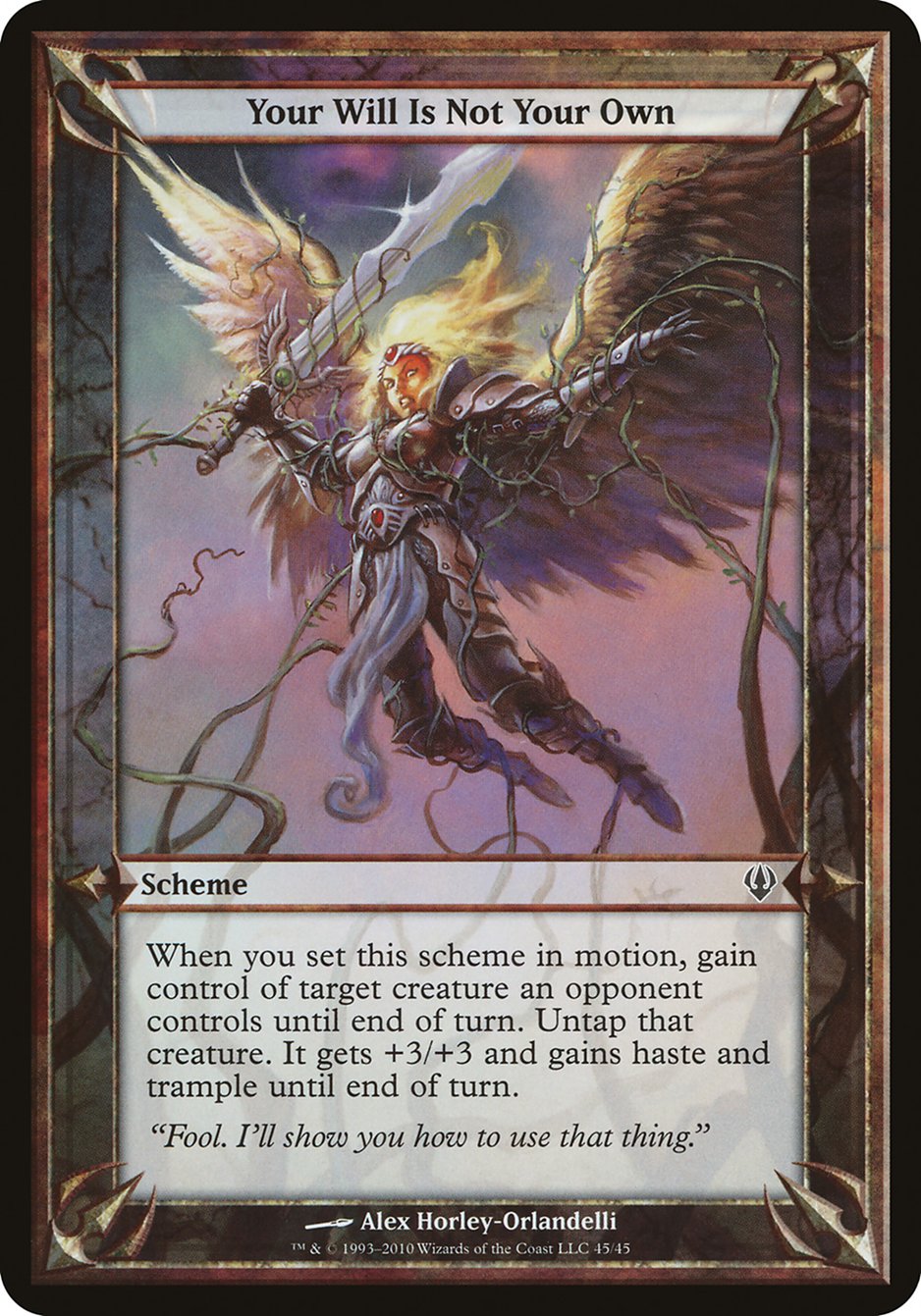 Your Will Is Not Your Own (Schemes) [Archenemy Schemes] | Jomio and Rueliete's Cards and Comics