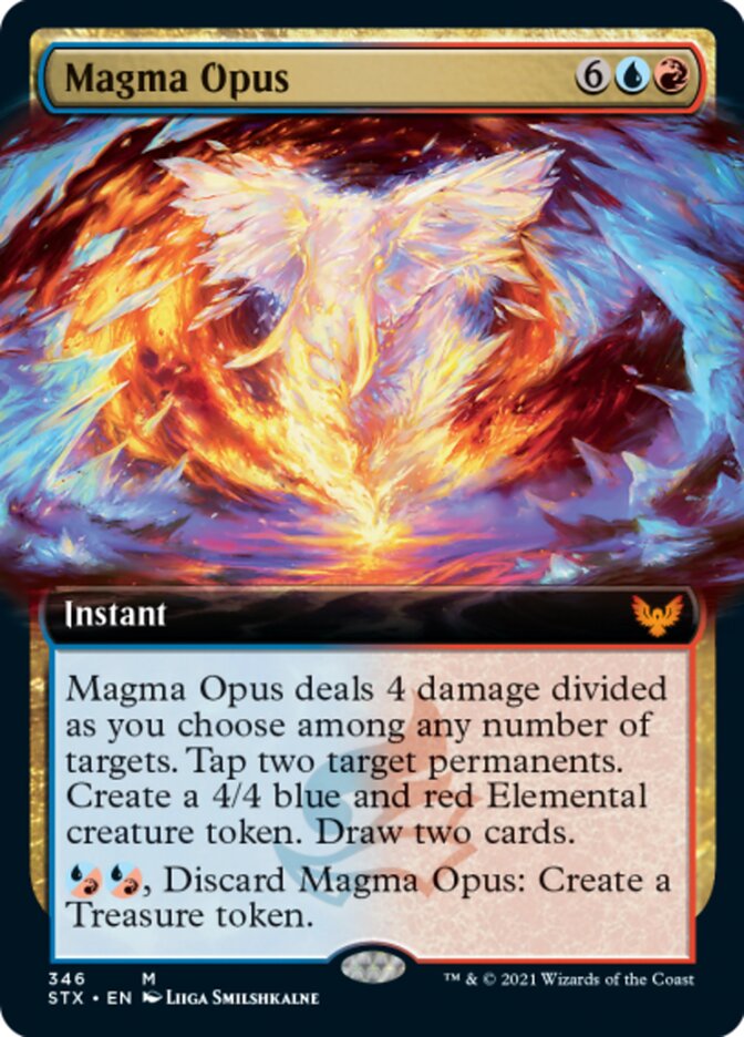 Magma Opus (Extended Art) [Strixhaven: School of Mages] | Jomio and Rueliete's Cards and Comics