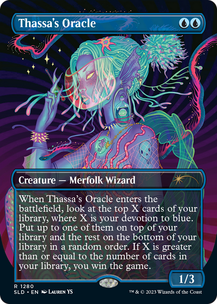 Thassa's Oracle (Borderless) [Secret Lair Drop Series] | Jomio and Rueliete's Cards and Comics